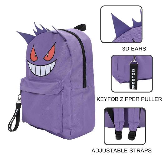 Picture of Pokemon Gengar 3D Laptop Backpack