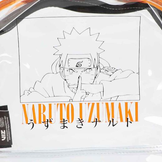 Picture of Naruto Uzumaki Clear Vinyl Backpack & AOP Utility Case
