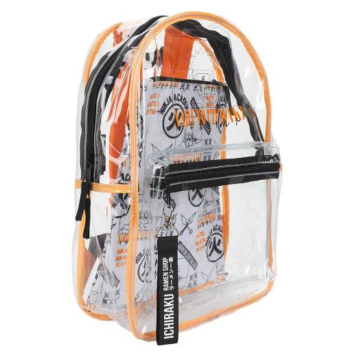 Picture of Naruto Uzumaki Clear Vinyl Backpack & AOP Utility Case