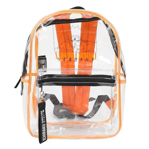 Picture of Naruto Uzumaki Clear Vinyl Backpack & AOP Utility Case