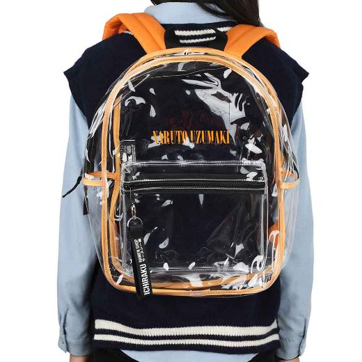 Picture of Naruto Uzumaki Clear Vinyl Backpack & AOP Utility Case