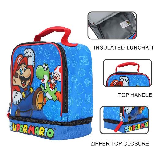 Picture of Super Mario Bros Insulated Lunch Tote