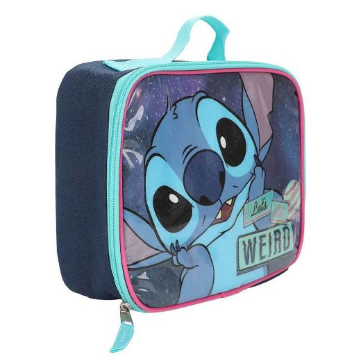 Picture of Disney Stitch Let's Get Weird Insulated Lunch Tote