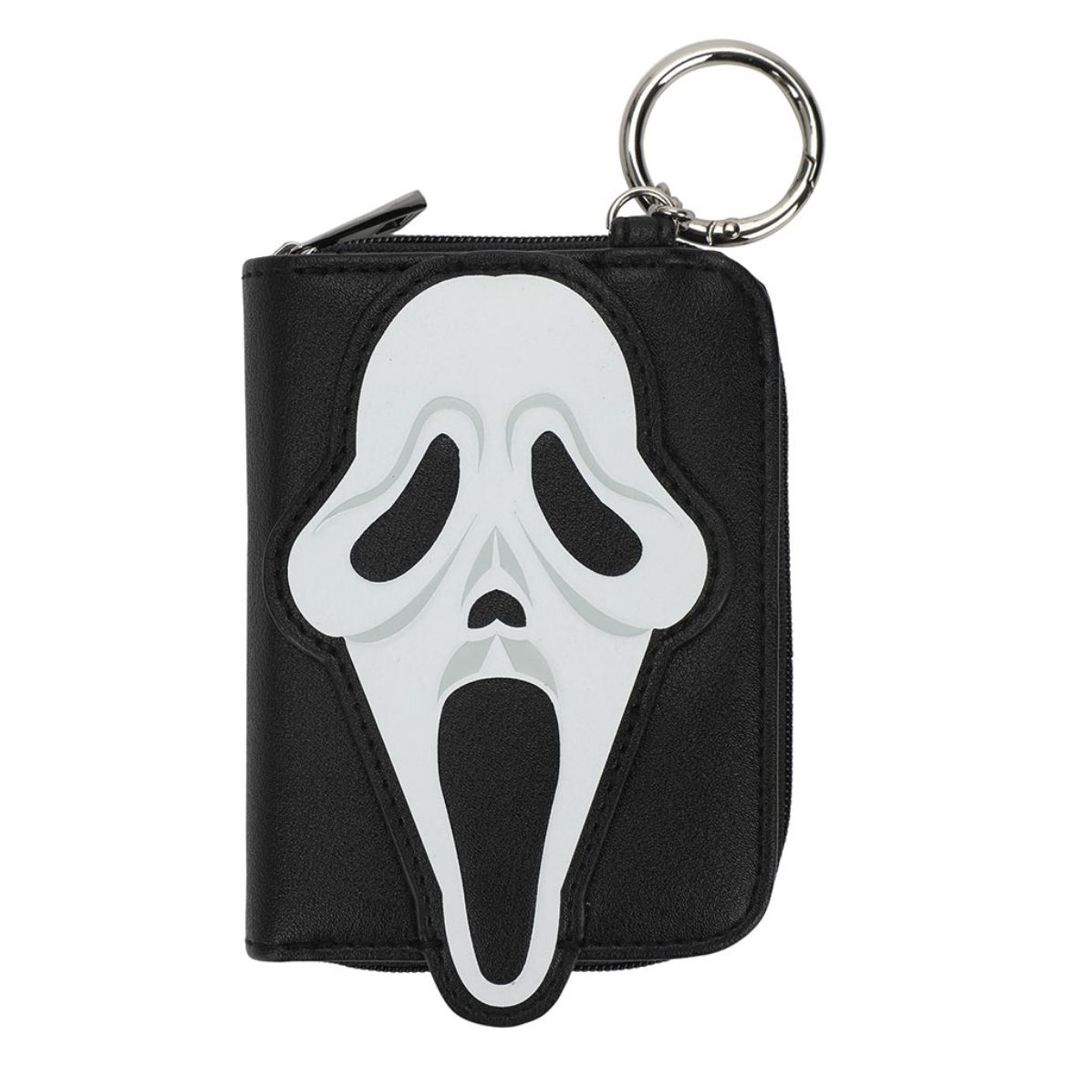 Picture of Ghost Face Mini Zip Around Wallet