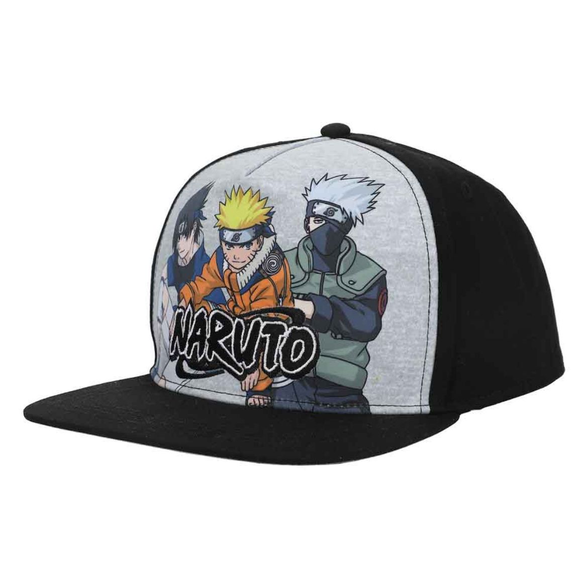 Picture of Naruto Embroidered Logo Youth Flat Bill Snapback