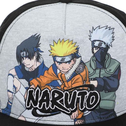 Picture of Naruto Embroidered Logo Youth Flat Bill Snapback