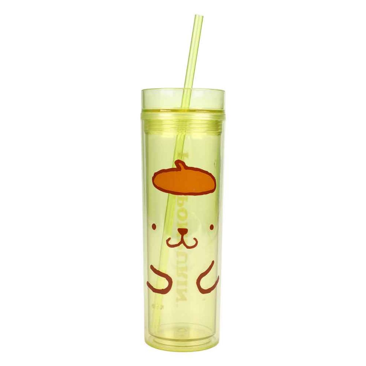 Picture of Pom Pom Purin 16 oz. Slim Plastic Travel Cup