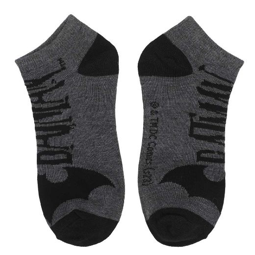 Picture of DC Comics Batman Logo 5 Pair Ankle Socks