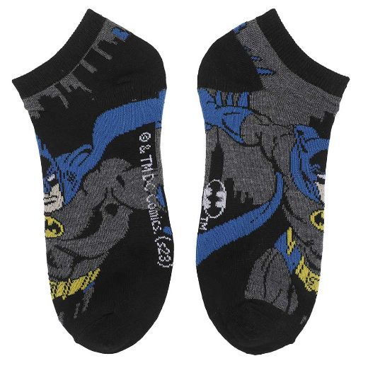 Picture of DC Comics Batman Logo 5 Pair Ankle Socks