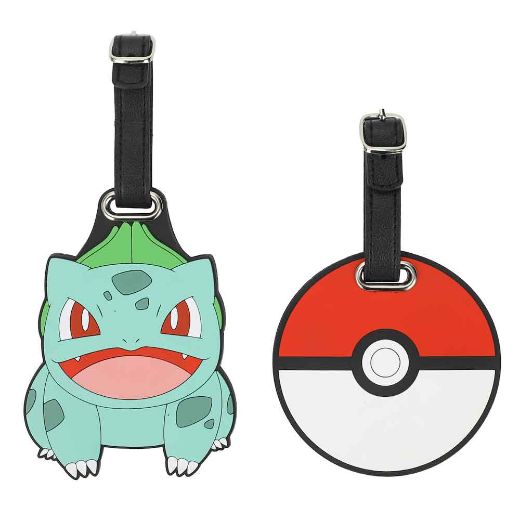 Picture of Pokemon Bulbasaur & Pokeball Luggage Tags