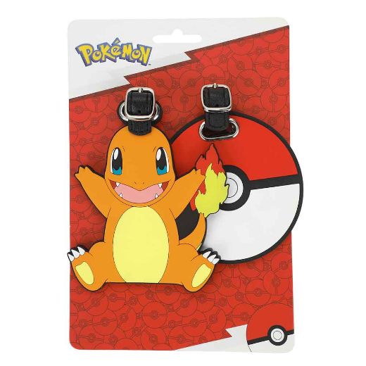 Picture of Pokemon Charmander & Pokeball Luggage Tags