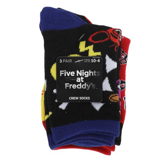 Picture of Five Nights at Freddy's 3 Pair Youth Crew Socks