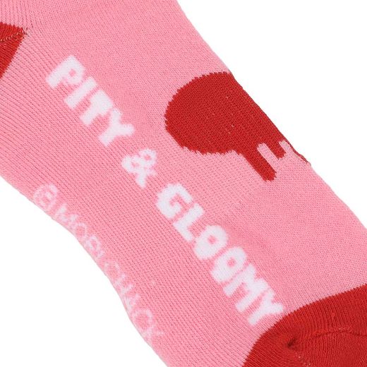 Picture of Gloomy Bear Peek-a-boo Embroidered Crew Socks