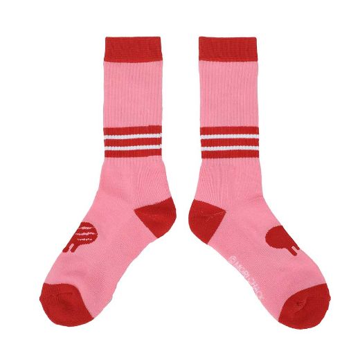 Picture of Gloomy Bear Peek-a-boo Embroidered Crew Socks