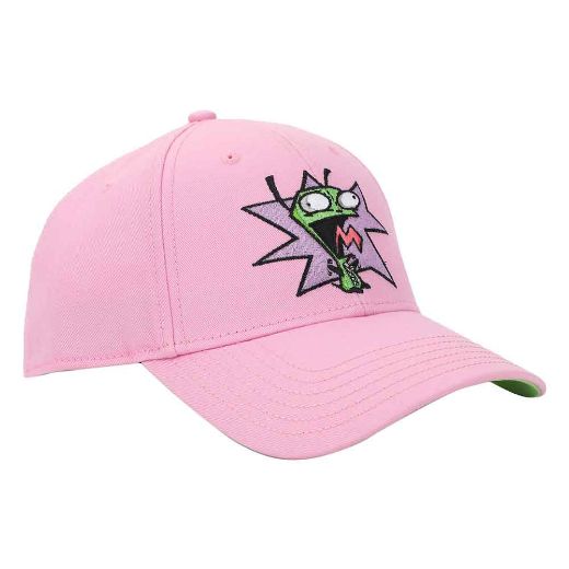 Picture of Invader Zim Embroidered Pre-Curved Bill Snapback