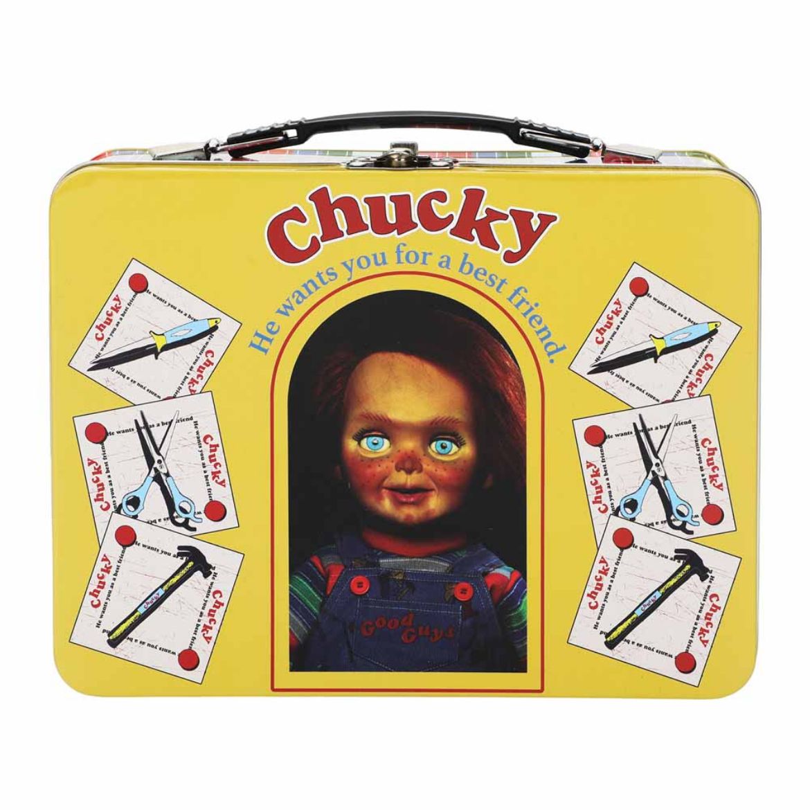 Picture of Chucky Good Guys Tin Tote