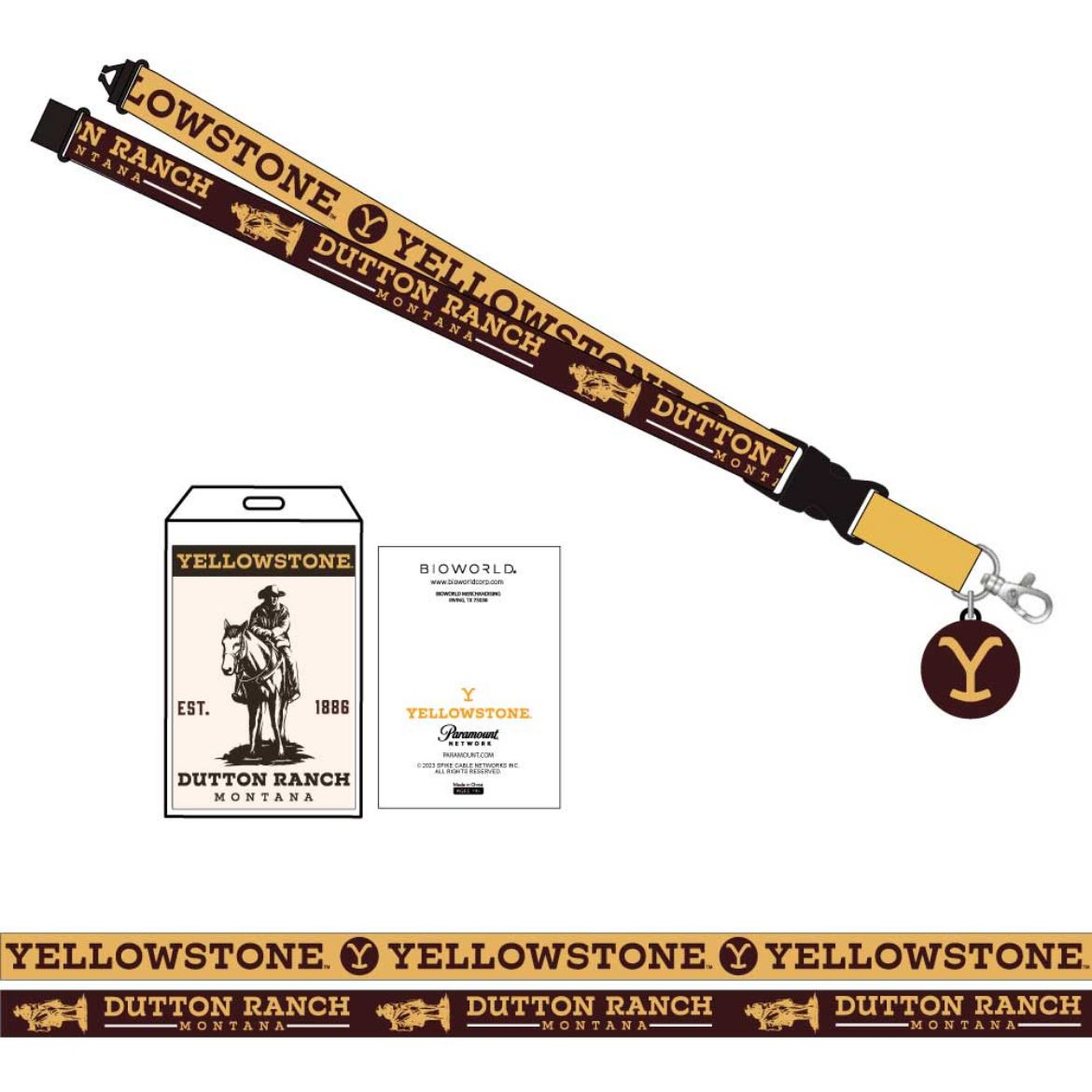 Picture of Yellowstone Dutton Ranch Lanyard