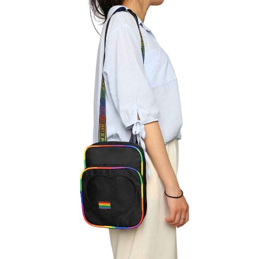 Picture of Love is Love ITA Mini Messenger Crossbody