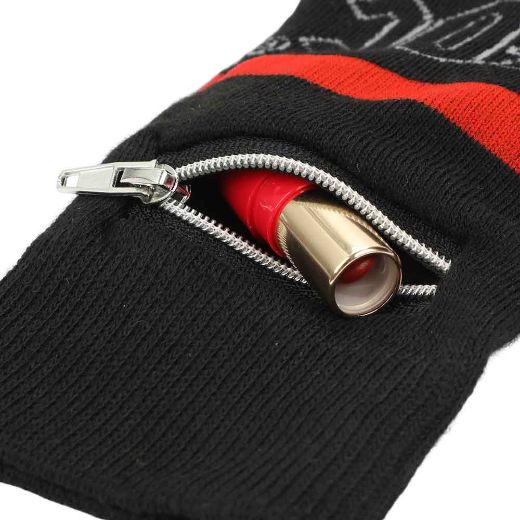 Picture of AC/DC Stash Zipper Pocket Crew Socks