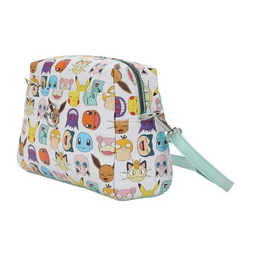 Picture of Pokemon Faces Metal Badge Crossbody