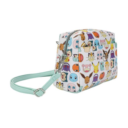 Picture of Pokemon Faces Metal Badge Crossbody