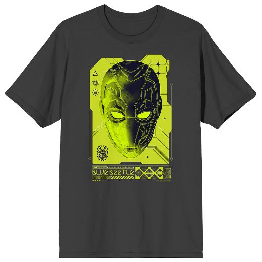 Picture of DC Comics Blue Beetle Mask Unisex Tee