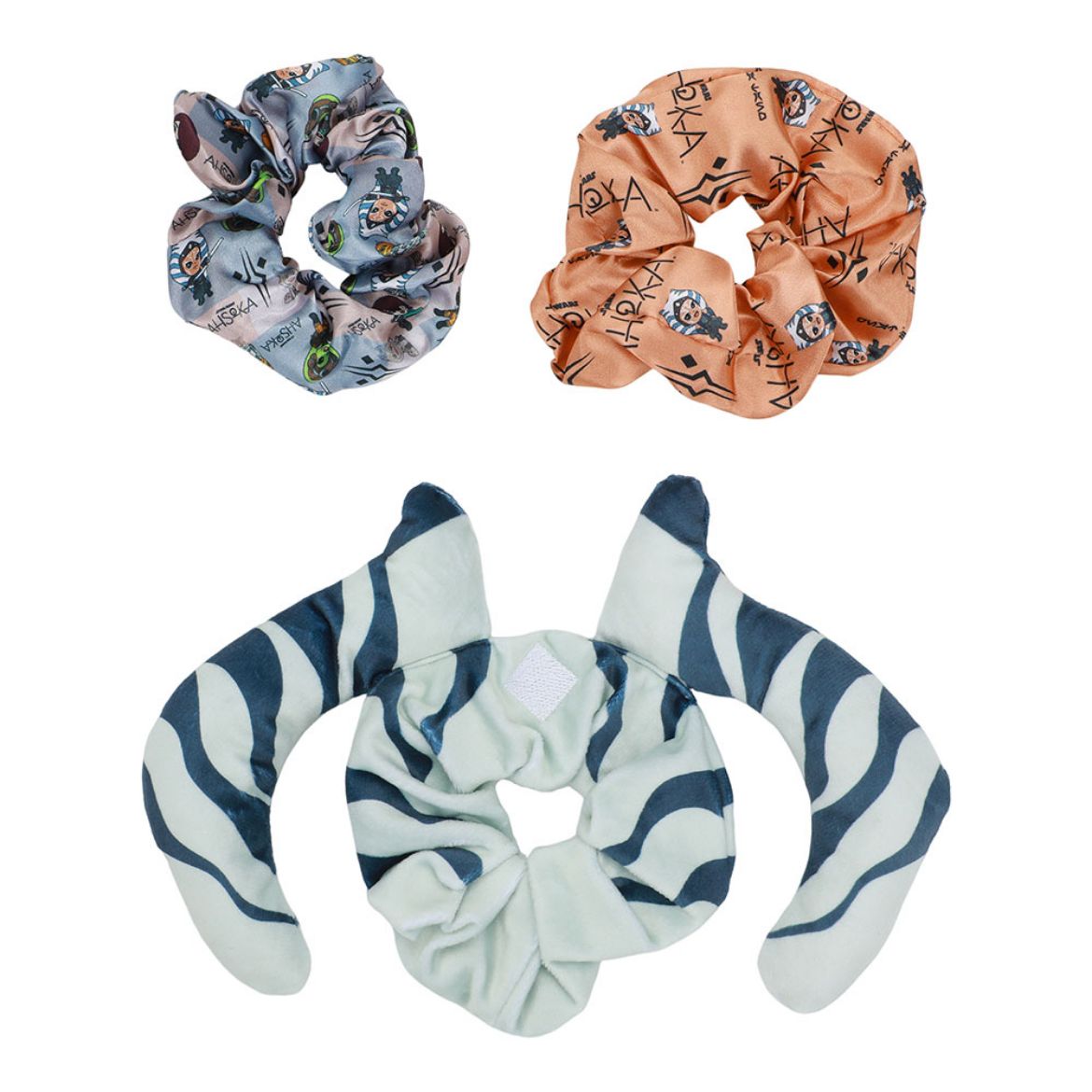 Picture of Star Wars Ahsoka Tano 3 Pack Scrunchies