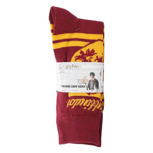 Picture of Harry Potter House Crests 5 Pair Crew Socks 