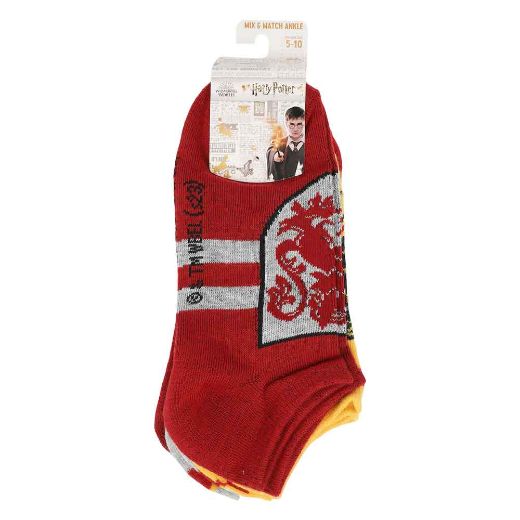 Picture of Harry Potter Gryffindor 5 Pair Ankle Socks