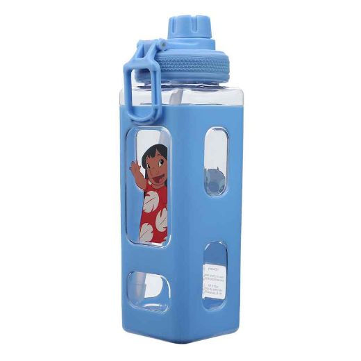 Picture of Disney Lilo & Stitch 24 oz. Square Silicone Sleeve Water Bottle
