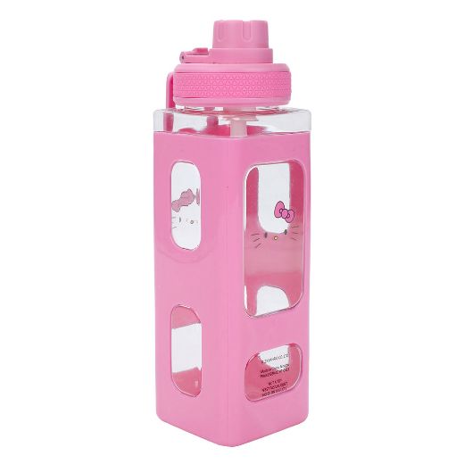 Picture of Hello Kitty 24 oz. Square Silicone Sleeve Water Bottle