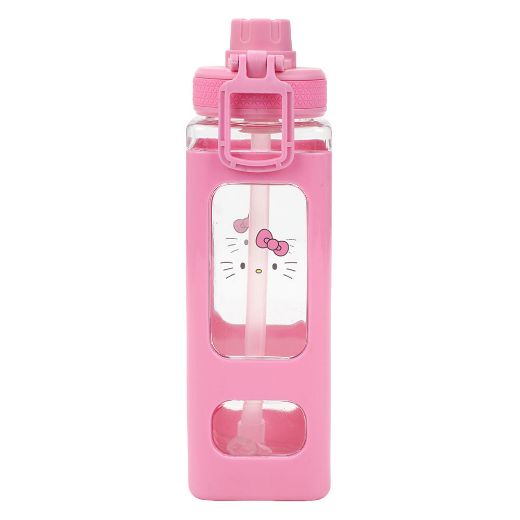 Picture of Hello Kitty 24 oz. Square Silicone Sleeve Water Bottle