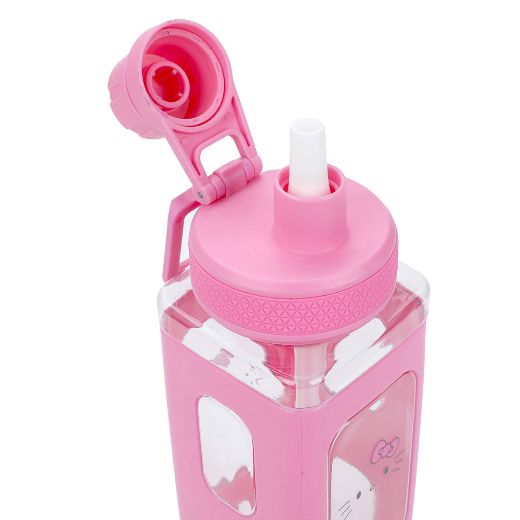 Picture of Hello Kitty 24 oz. Square Silicone Sleeve Water Bottle