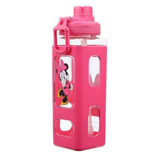 Picture of Disney Minnie Mouse 24 oz. Square Silicone Sleeve Water Bottle