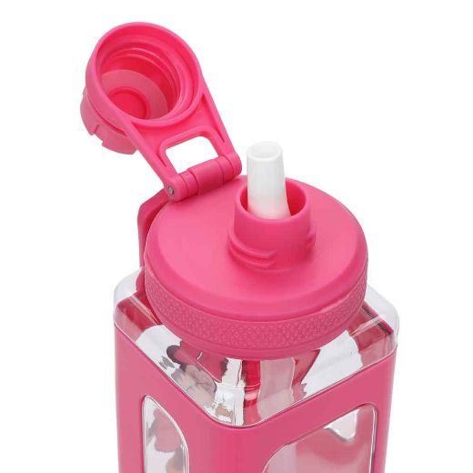 Picture of Disney Minnie Mouse 24 oz. Square Silicone Sleeve Water Bottle