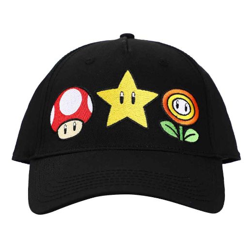 Picture of Super Mario Icons Embroidered Hat