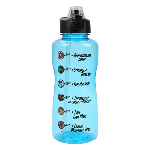 Picture of Marvel Earth's Mightiest Heroes Motivational 2 lt. Water Bottle