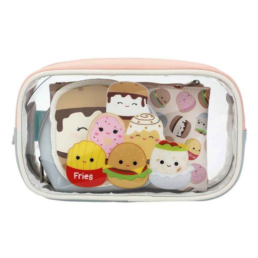 Picture of Squishmallows Food Squad Travel Cosmetic Bags - Set of 3