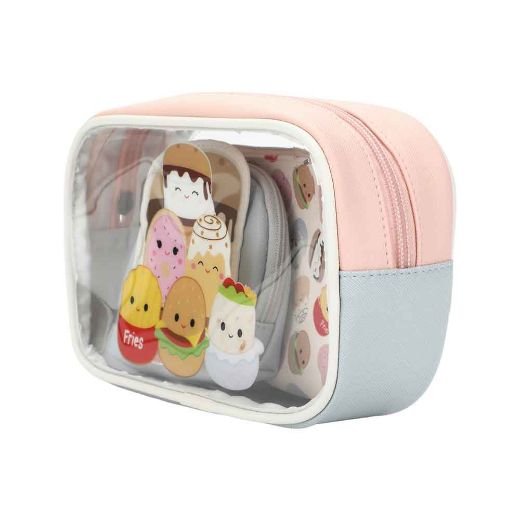 Picture of Squishmallows Food Squad Travel Cosmetic Bags - Set of 3