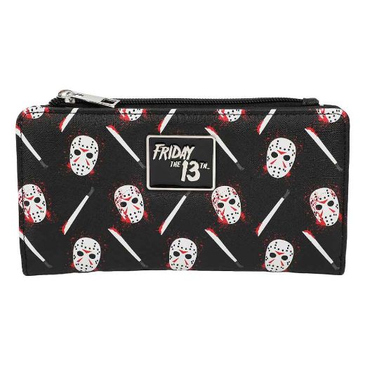 Picture of Friday the 13th Jason Mask Bi-fold Wallet