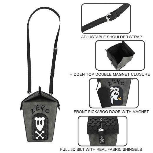 Picture of The Nightmare Before Christmas Zero Dog House Shaped Crossbody