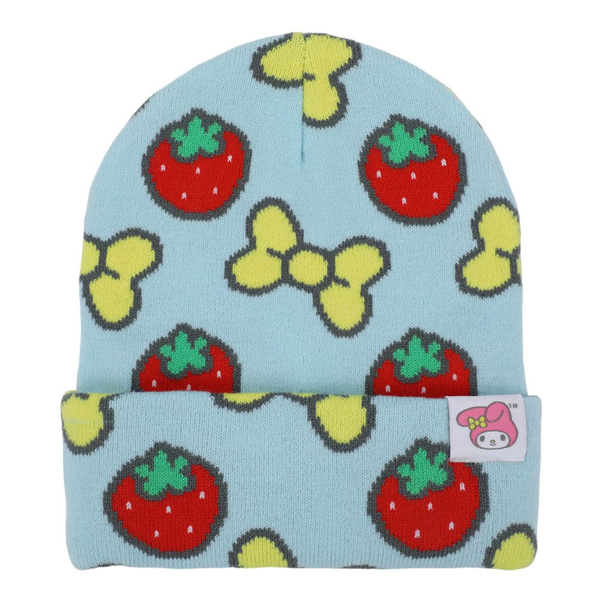 Picture of My Melody AOP Jacquard Tall Cuff Beanie