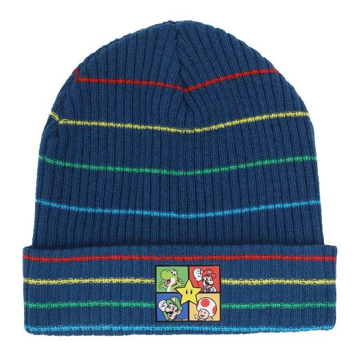 Picture of Super Mario Striped Beanie & Glove Combo