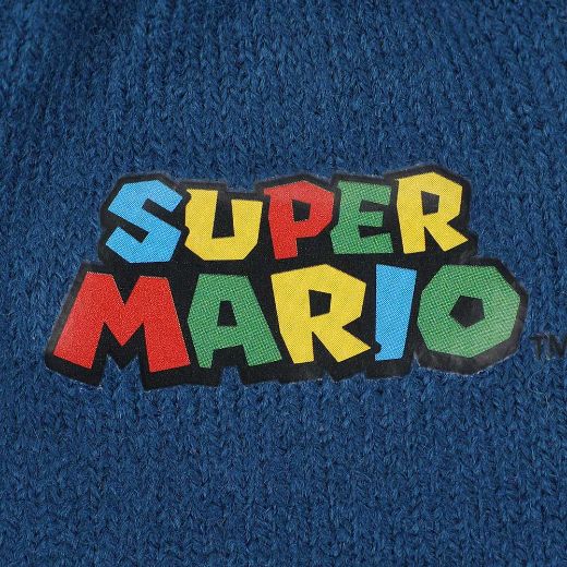 Picture of Super Mario Striped Beanie & Glove Combo