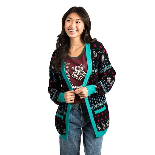 Picture of Harry Potter Hogwarts House Christmas Cardigan