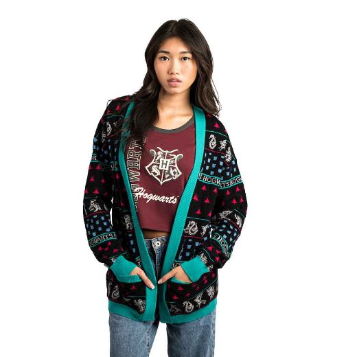 Picture of Harry Potter Hogwarts House Christmas Cardigan