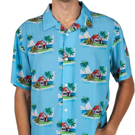 Picture of Dragon Ball Z Kame House Button Up