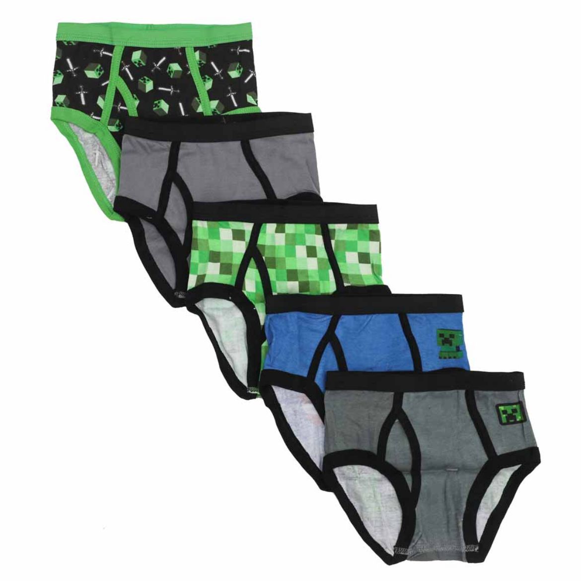 Picture of Minecraft Youth 5 pc. Briefs