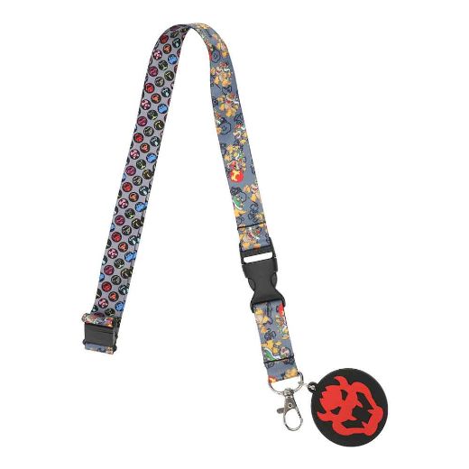 Picture of Super Mario Bowser AOP Lanyard