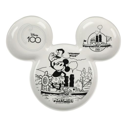 Picture of Disney Mickey Mouse Steamboat Willie Shaped Ceramic Plate